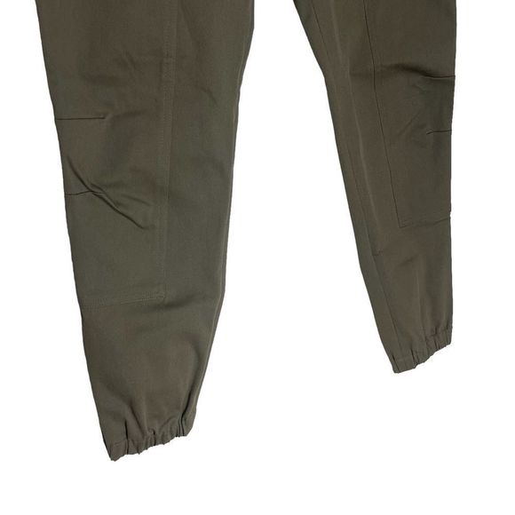 Veronica Beard Army Green Field Cargo Pants Size 6 Cuffed Cropped Patch Pockets - Picture 6 of 11